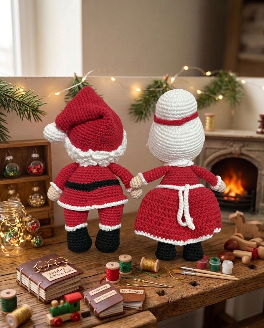 Dúo Claus – Santa & Mrs. Claus ❤️🎄