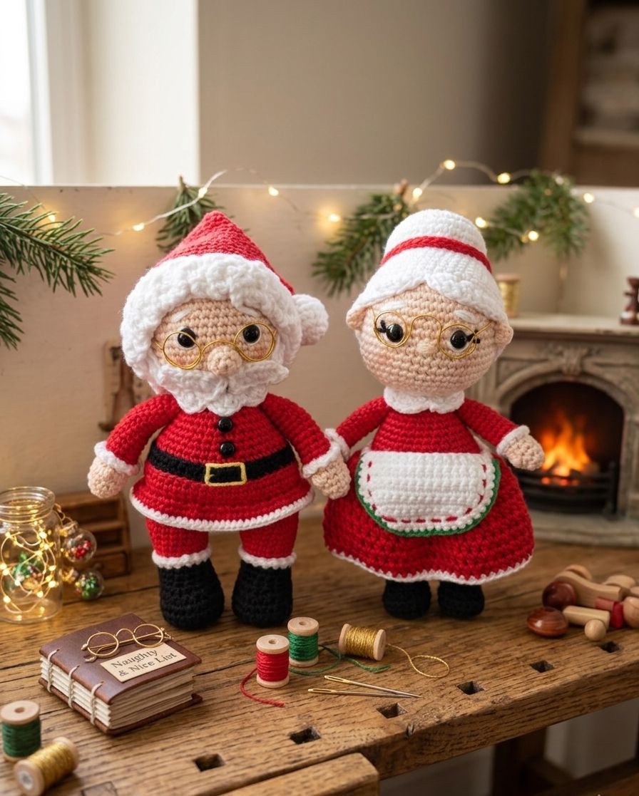 Dúo Claus – Santa & Mrs. Claus ❤️🎄