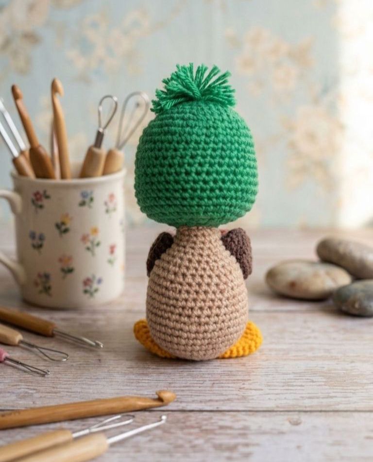 Patito Tejido “Corazoncito” 🦆❤️